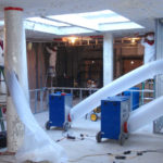 Asbestos removal and interior restoration